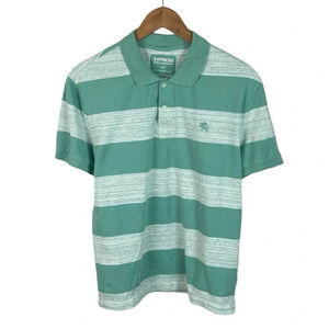 PO137 Mens Express Casual Stretch Pique Knit Preppy Polo Shirt M